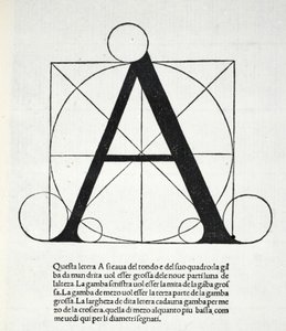 A, ilustración de 